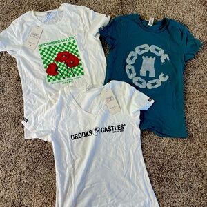 3 Crooks and Castle t-shirts